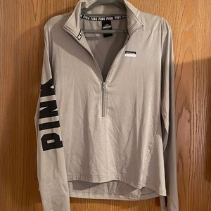 PINK half zip active wear top